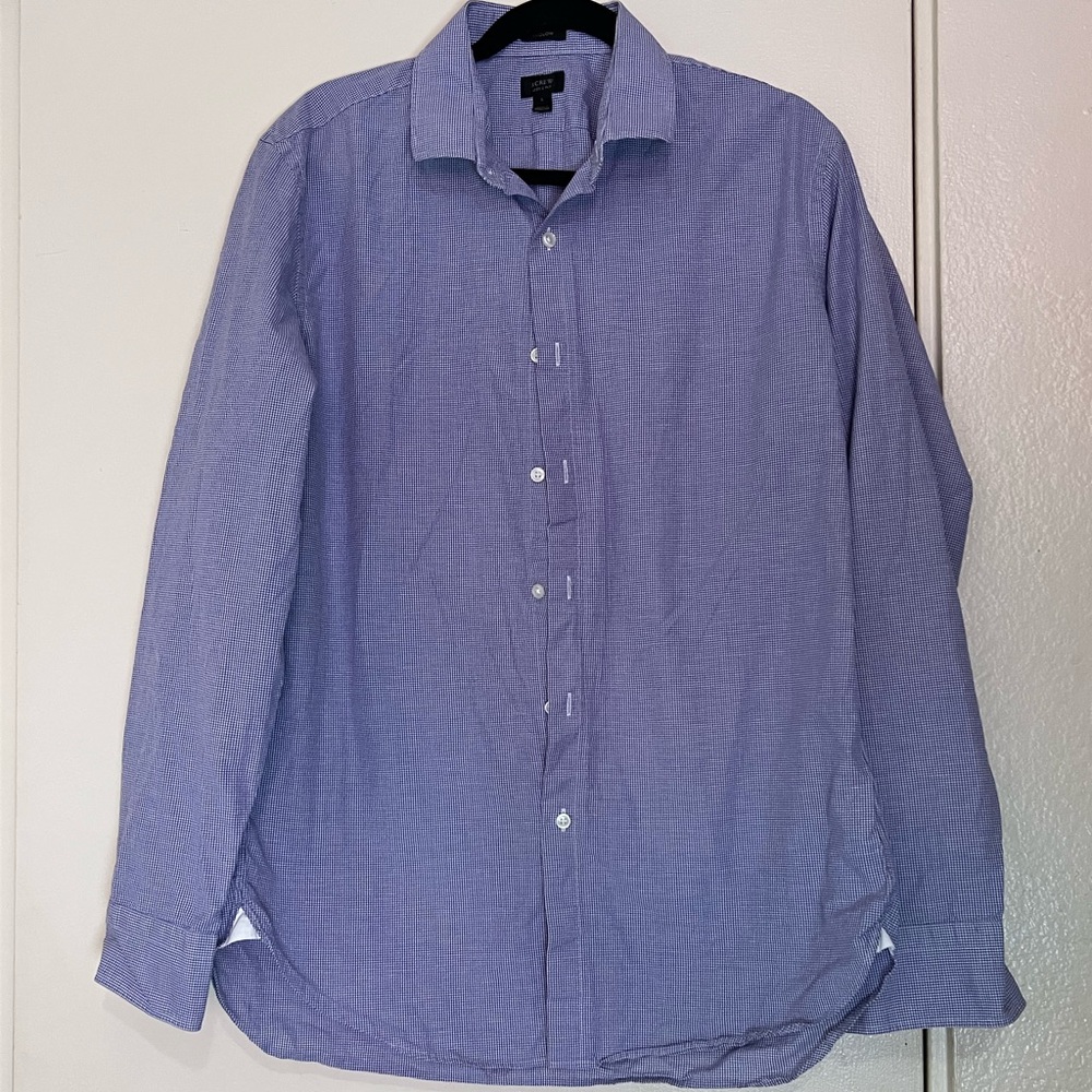 J. Crew Blue Casual Button Down Shirt